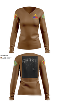 2ND PLT Ghosts Women's Long Sleeve V-neck Shirt - 21