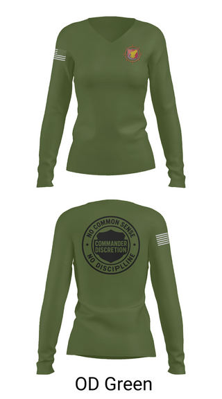 Womens Long Sleeve Vneck Shirt, 220th TC, , Teamtime, Team time, sublimation, custom sports apparel, team uniforms, spirit wear, spiritwear, sports uniforms, custom shirts, team store, custom team store, fundraiser sports, apparel fundraiser