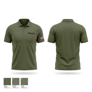 Short Sleeve Performance Polo, Okemah, Police, Teamtime, Team time, sublimation, custom sports apparel, team uniforms, spirit wear, spiritwear, sports uniforms, custom shirts, team store, custom team store, fundraiser sports, apparel fundraiser
