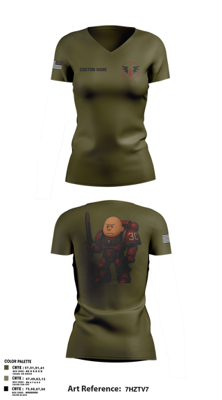 Womens Short Sleeve Performance Polo, CCo, 1-508PIR (OG), Army, Teamtime, Team time, sublimation, custom sports apparel, team uniforms, spirit wear, spiritwear, sports uniforms, custom shirts, team store, custom team store, fundraiser sports, apparel fundraiser