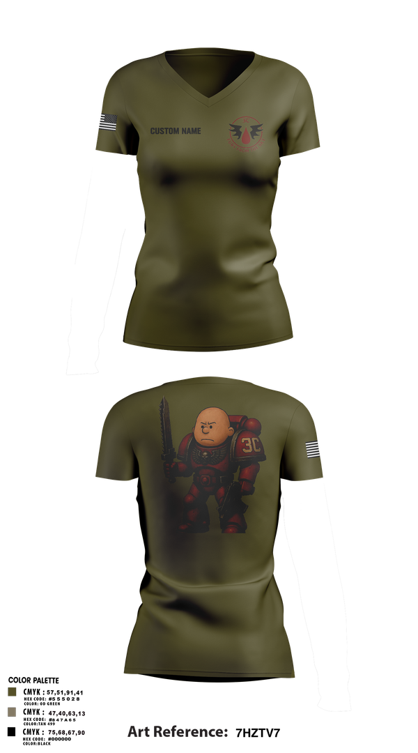 Womens Short Sleeve Performance Polo, CCo, 1-508PIR (OG), Army, Teamtime, Team time, sublimation, custom sports apparel, team uniforms, spirit wear, spiritwear, sports uniforms, custom shirts, team store, custom team store, fundraiser sports, apparel fundraiser