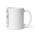 Ryders Don’t Play MC 69591351 White Glossy Mug - Small
