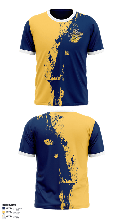 Lady wolverines 18978439 Short Sleeve Performance Shirt - 1