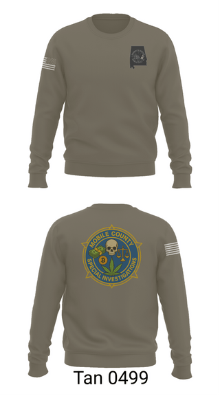Crew Neck Sweatshirt, MCSO Special Investigations Unit, Police, Teamtime, Team time, sublimation, custom sports apparel, team uniforms, spirit wear, spiritwear, sports uniforms, custom shirts, team store, custom team store, fundraiser sports, apparel fundraiser