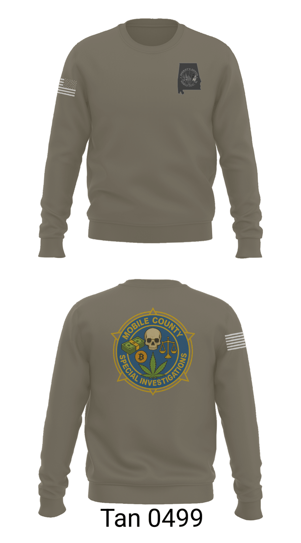 Crew Neck Sweatshirt, MCSO Special Investigations Unit, Police, Teamtime, Team time, sublimation, custom sports apparel, team uniforms, spirit wear, spiritwear, sports uniforms, custom shirts, team store, custom team store, fundraiser sports, apparel fundraiser