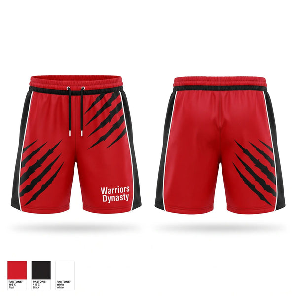Athletic Shorts With Pockets, Warriors Dynasty, , Teamtime, Team time, sublimation, custom sports apparel, team uniforms, spirit wear, spiritwear, sports uniforms, custom shirts, team store, custom team store, fundraiser sports, apparel fundraiser