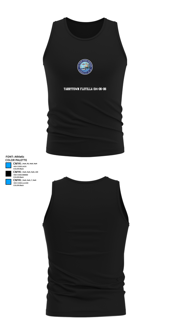 Tank Top, Tarrytown Flotilla 014-06-06, Coast Guard, Teamtime, Team time, sublimation, custom sports apparel, team uniforms, spirit wear, spiritwear, sports uniforms, custom shirts, team store, custom team store, fundraiser sports, apparel fundraiser