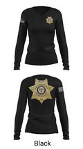 Prentiss county sheriff department 33120576 Women's Long Sleeve V-neck Shirt - 23