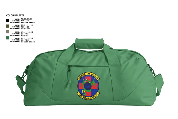 Duffle Bag, 59th Surgical Operations Squadron, Air Force, Teamtime, Team time, sublimation, custom sports apparel, team uniforms, spirit wear, spiritwear, sports uniforms, custom shirts, team store, custom team store, fundraiser sports, apparel fundraiser