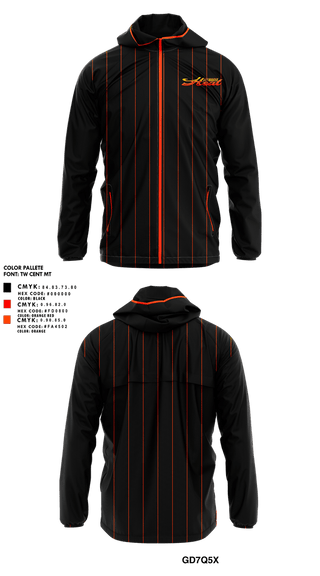 Windbreaker, Delmarva Heat, Softball, Teamtime, Team time, sublimation, custom sports apparel, team uniforms, spirit wear, spiritwear, sports uniforms, custom shirts, team store, custom team store, fundraiser sports, apparel fundraiser