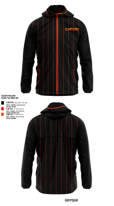 Delmarva Heat 9201944 Windbreaker - 1