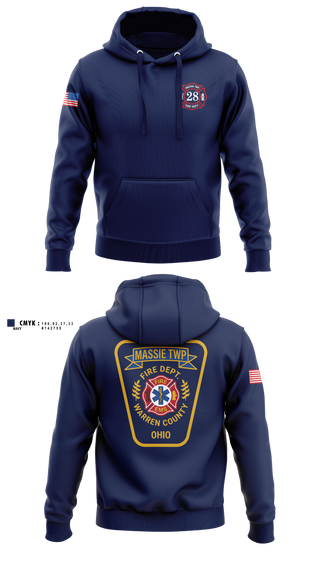 Hoodie, Massie Township Fire Department, Fire Department, Teamtime, Team time, sublimation, custom sports apparel, team uniforms, spirit wear, spiritwear, sports uniforms, custom shirts, team store, custom team store, fundraiser sports, apparel fundraiser