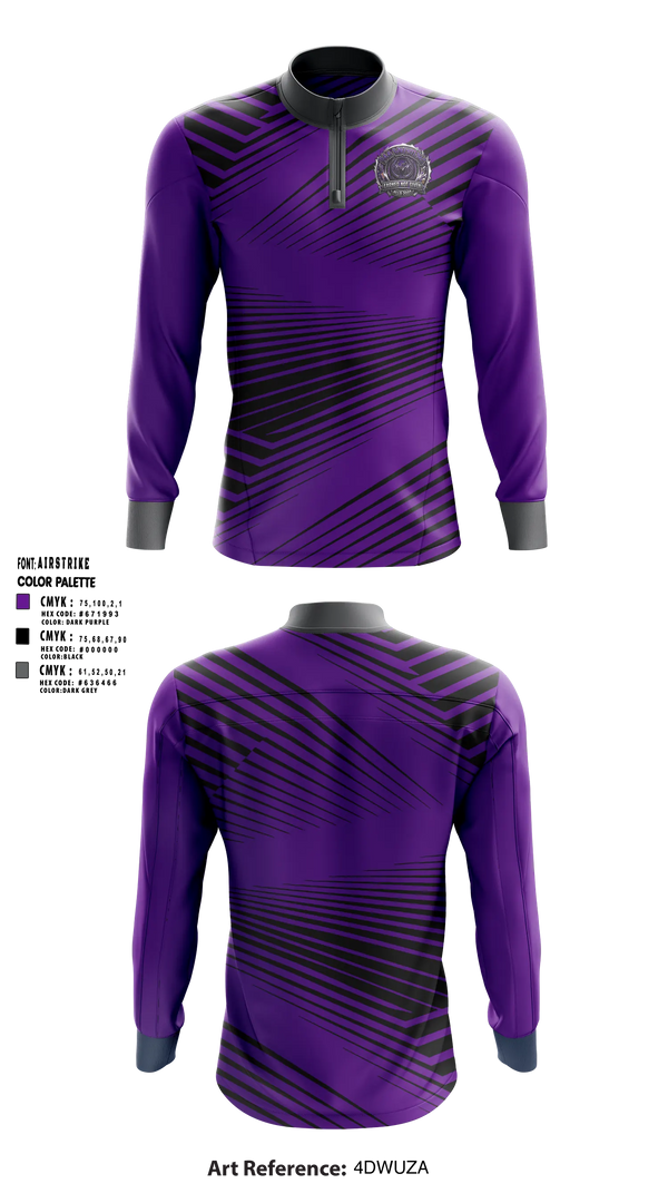 Quarter Zip Jacket, Pueblo Academy of Arts, Wrestling, Teamtime, Team time, sublimation, custom sports apparel, team uniforms, spirit wear, spiritwear, sports uniforms, custom shirts, team store, custom team store, fundraiser sports, apparel fundraiser