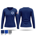 D2 Women's Long Sleeve V-neck Shirt - 1