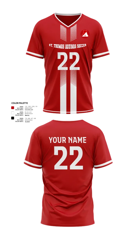 Womens Soccer Jersey, St. Thomas Aquinas Soccer, Women's Soccer, Teamtime, Team time, sublimation, custom sports apparel, team uniforms, spirit wear, spiritwear, sports uniforms, custom shirts, team store, custom team store, fundraiser sports, apparel fundraiser