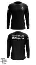 Pershing Rifles 79066987 Long Sleeve Performance Shirt 7