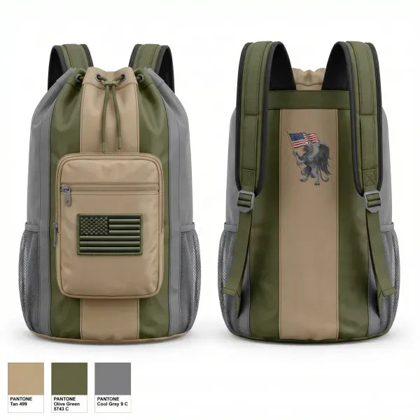 Gear Bag, 361 med log, Army, Teamtime, Team time, sublimation, custom sports apparel, team uniforms, spirit wear, spiritwear, sports uniforms, custom shirts, team store, custom team store, fundraiser sports, apparel fundraiser