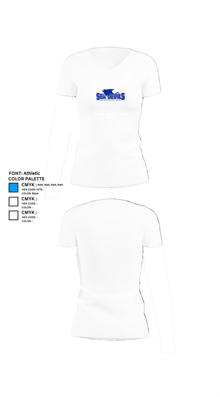 Womens Short Sleeve Vneck Shirt, Cape Fear Community College Soccer, Men's Soccer, Teamtime, Team time, sublimation, custom sports apparel, team uniforms, spirit wear, spiritwear, sports uniforms, custom shirts, team store, custom team store, fundraiser sports, apparel fundraiser