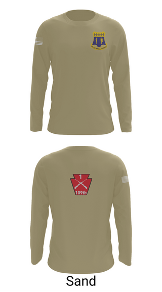 Long Sleeve Performance Shirt, A co 1/109, National Guard, Teamtime, Team time, sublimation, custom sports apparel, team uniforms, spirit wear, spiritwear, sports uniforms, custom shirts, team store, custom team store, fundraiser sports, apparel fundraiser