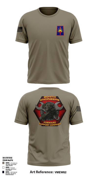 204thFSC 28842654 Short Sleeve Performance Shirt - 2