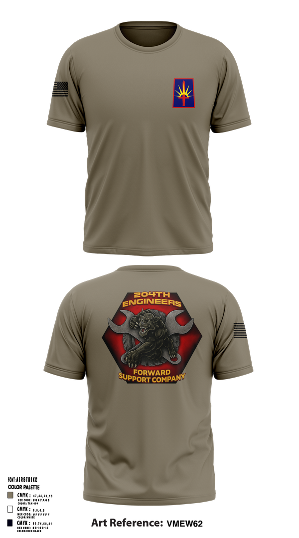 Old School Cotton Feel Shirt, 204thFSC, National Guard, Teamtime, Team time, sublimation, custom sports apparel, team uniforms, spirit wear, spiritwear, sports uniforms, custom shirts, team store, custom team store, fundraiser sports, apparel fundraiser