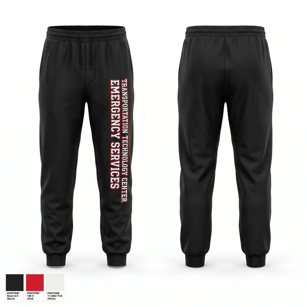 Sweatpants, Transportion Technology Center Emergency Services, Fire Department, Teamtime, Team time, sublimation, custom sports apparel, team uniforms, spirit wear, spiritwear, sports uniforms, custom shirts, team store, custom team store, fundraiser sports, apparel fundraiser
