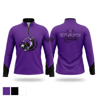 Keystone Wildcats Quarter Zip Jacket - 1