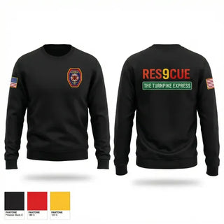 Crew Neck Sweatshirt, Ridgebury Fire Department, Fire Department, Teamtime, Team time, sublimation, custom sports apparel, team uniforms, spirit wear, spiritwear, sports uniforms, custom shirts, team store, custom team store, fundraiser sports, apparel fundraiser