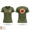 LSR VFD Women's Short Sleeve V-neck Shirt - 1