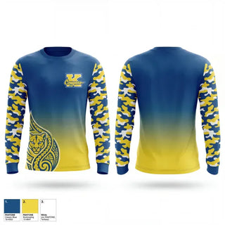 Long Sleeve Performance Shirt, Kaiser Cougars, Men's Volleyball, Teamtime, Team time, sublimation, custom sports apparel, team uniforms, spirit wear, spiritwear, sports uniforms, custom shirts, team store, custom team store, fundraiser sports, apparel fundraiser