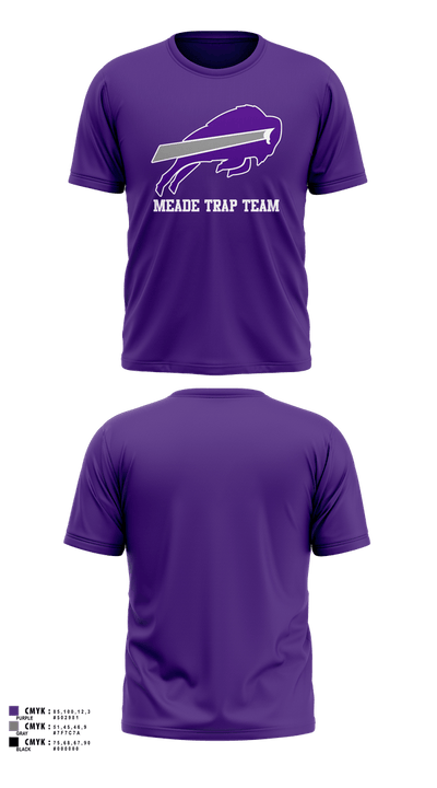 Meade High School Trap Team 7017681 Short Sleeve Performance Shirt - 4