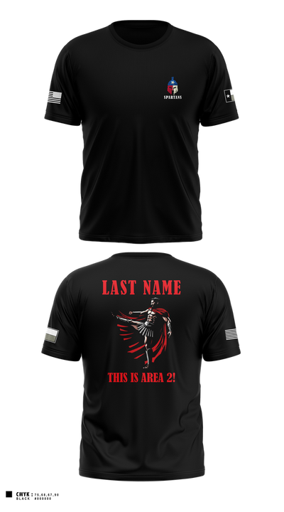 AREA 2, 12TH BN ARCG 59742931 Short Sleeve Performance Shirt - 7