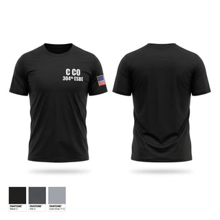 Short Sleeve Performance Shirt, C CO, 304th ESB-E, Army, Teamtime, Team time, sublimation, custom sports apparel, team uniforms, spirit wear, spiritwear, sports uniforms, custom shirts, team store, custom team store, fundraiser sports, apparel fundraiser