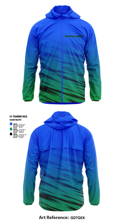 Windbreaker, Petticoat-Schmitt, , Teamtime, Team time, sublimation, custom sports apparel, team uniforms, spirit wear, spiritwear, sports uniforms, custom shirts, team store, custom team store, fundraiser sports, apparel fundraiser