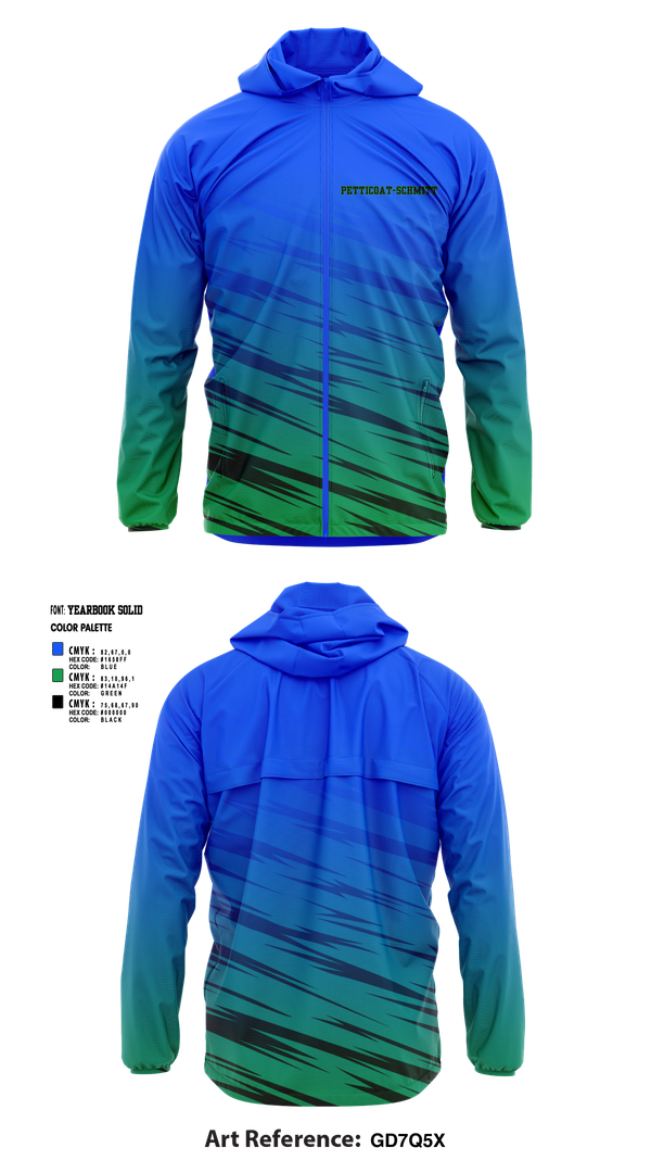 Windbreaker, Petticoat-Schmitt, , Teamtime, Team time, sublimation, custom sports apparel, team uniforms, spirit wear, spiritwear, sports uniforms, custom shirts, team store, custom team store, fundraiser sports, apparel fundraiser