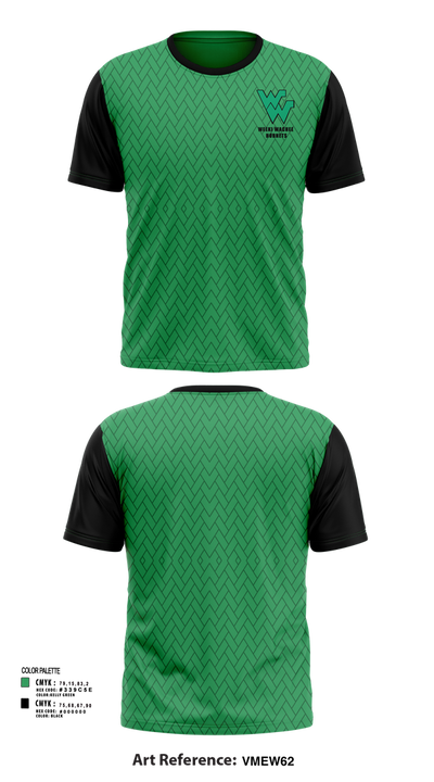 Weeki Wachee Hornets 88701792 Short Sleeve Performance Shirt - 31