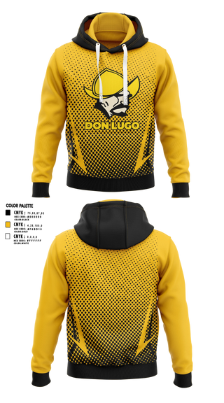 Hoodie, Don Lugo, Track & Field, Teamtime, Team time, sublimation, custom sports apparel, team uniforms, spirit wear, spiritwear, sports uniforms, custom shirts, team store, custom team store, fundraiser sports, apparel fundraiser