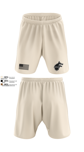 Athletic Shorts With Pockets, Wolf Combatives, Army, Teamtime, Team time, sublimation, custom sports apparel, team uniforms, spirit wear, spiritwear, sports uniforms, custom shirts, team store, custom team store, fundraiser sports, apparel fundraiser