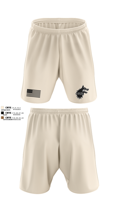 Wolf Combatives Athletic Shorts With Pockets - 107
