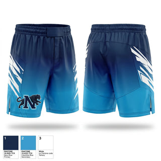 Fight Shorts, Northshore Panthers, Wrestling, Teamtime, Team time, sublimation, custom sports apparel, team uniforms, spirit wear, spiritwear, sports uniforms, custom shirts, team store, custom team store, fundraiser sports, apparel fundraiser