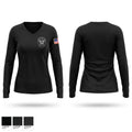 Town of Niagara Truck 8 Women's Long Sleeve V-neck Shirt - 1