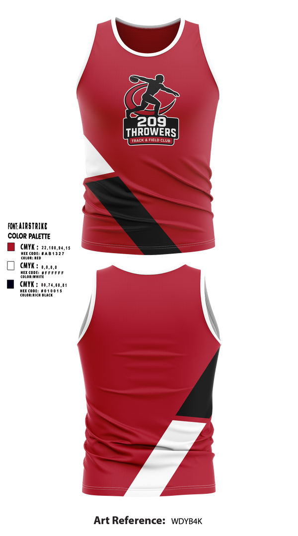 Tank Top, 209Throwers, Track & Field, Teamtime, Team time, sublimation, custom sports apparel, team uniforms, spirit wear, spiritwear, sports uniforms, custom shirts, team store, custom team store, fundraiser sports, apparel fundraiser