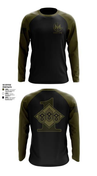 Long Sleeve Performance Shirt, 5 FSSMinot First Sergeants, Air Force, Teamtime, Team time, sublimation, custom sports apparel, team uniforms, spirit wear, spiritwear, sports uniforms, custom shirts, team store, custom team store, fundraiser sports, apparel fundraiser