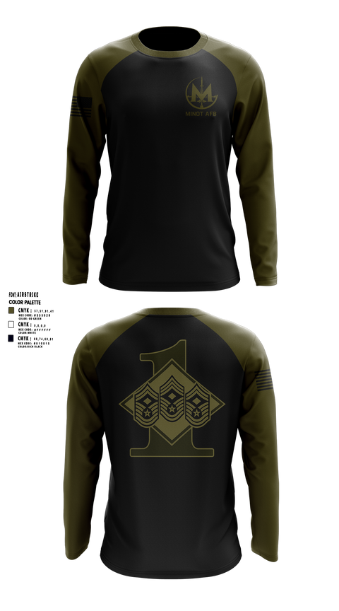 Long Sleeve Performance Shirt, 5 FSSMinot First Sergeants, Air Force, Teamtime, Team time, sublimation, custom sports apparel, team uniforms, spirit wear, spiritwear, sports uniforms, custom shirts, team store, custom team store, fundraiser sports, apparel fundraiser