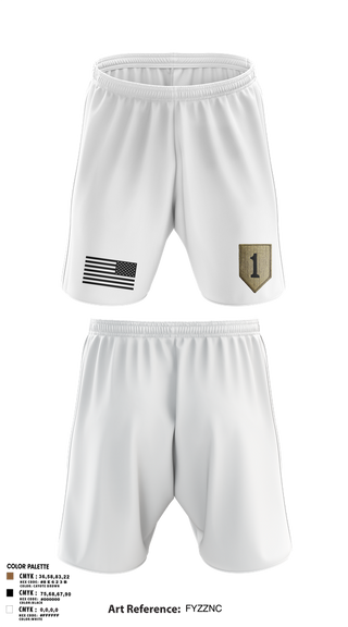 Athletic Shorts With Pockets, 1st infantry division, , Teamtime, Team time, sublimation, custom sports apparel, team uniforms, spirit wear, spiritwear, sports uniforms, custom shirts, team store, custom team store, fundraiser sports, apparel fundraiser