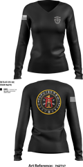 1st Battalion, 1st Special Forces Group (Airborne) 63765130 Women's Long Sleeve V-neck Shirt - 1