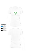 Plug Green Hydrogen 22679521 Women's Short Sleeve V-neck Shirt - 18