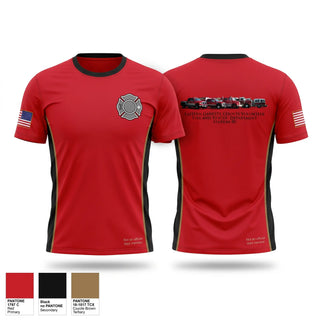 Short Sleeve Performance Shirt, Eastern Garrett vol fire & rescue dept, Fire Department, Teamtime, Team time, sublimation, custom sports apparel, team uniforms, spirit wear, spiritwear, sports uniforms, custom shirts, team store, custom team store, fundraiser sports, apparel fundraiser