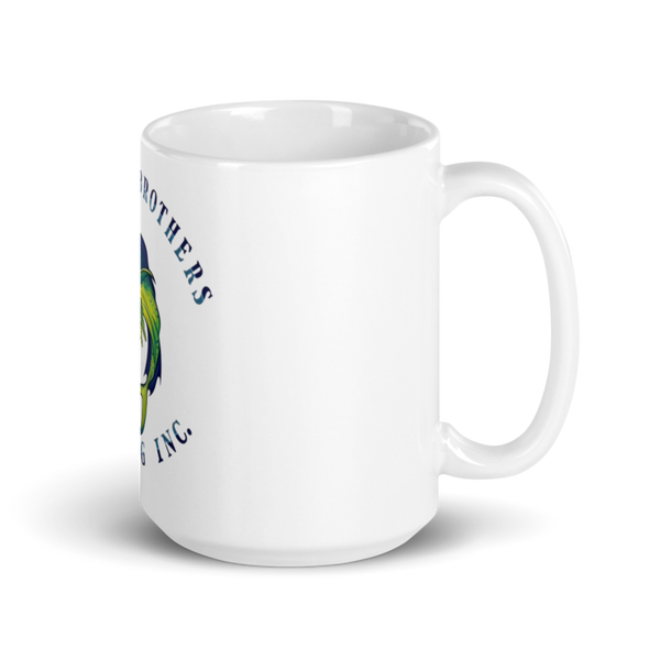 Band of Brothers Fishing 12640804 White Glossy Mug - Small