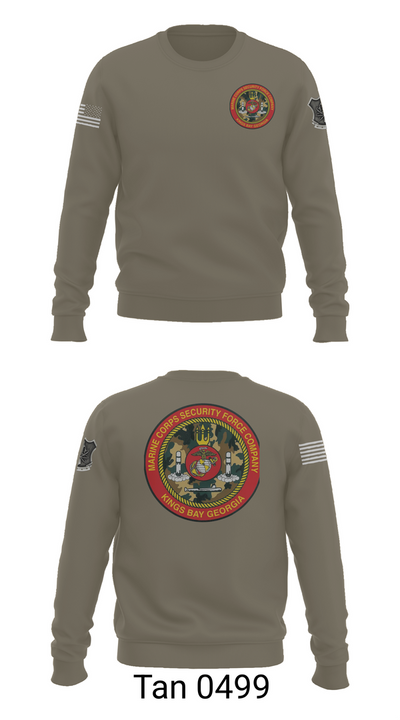 Marine Corps Security Forces Battalion 39264653 Crew Neck Sweatshirt - 62